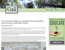 Tablet Screenshot of 3treepledge.com